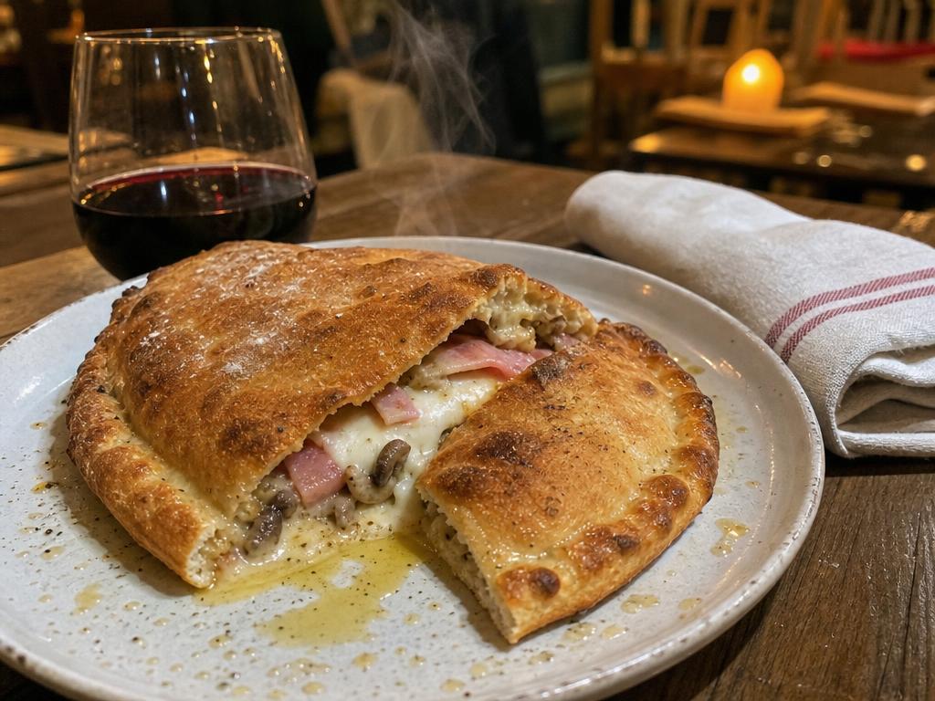 CALZONE — Inbakade pizzor hos Restaurang Hörnan Hörby